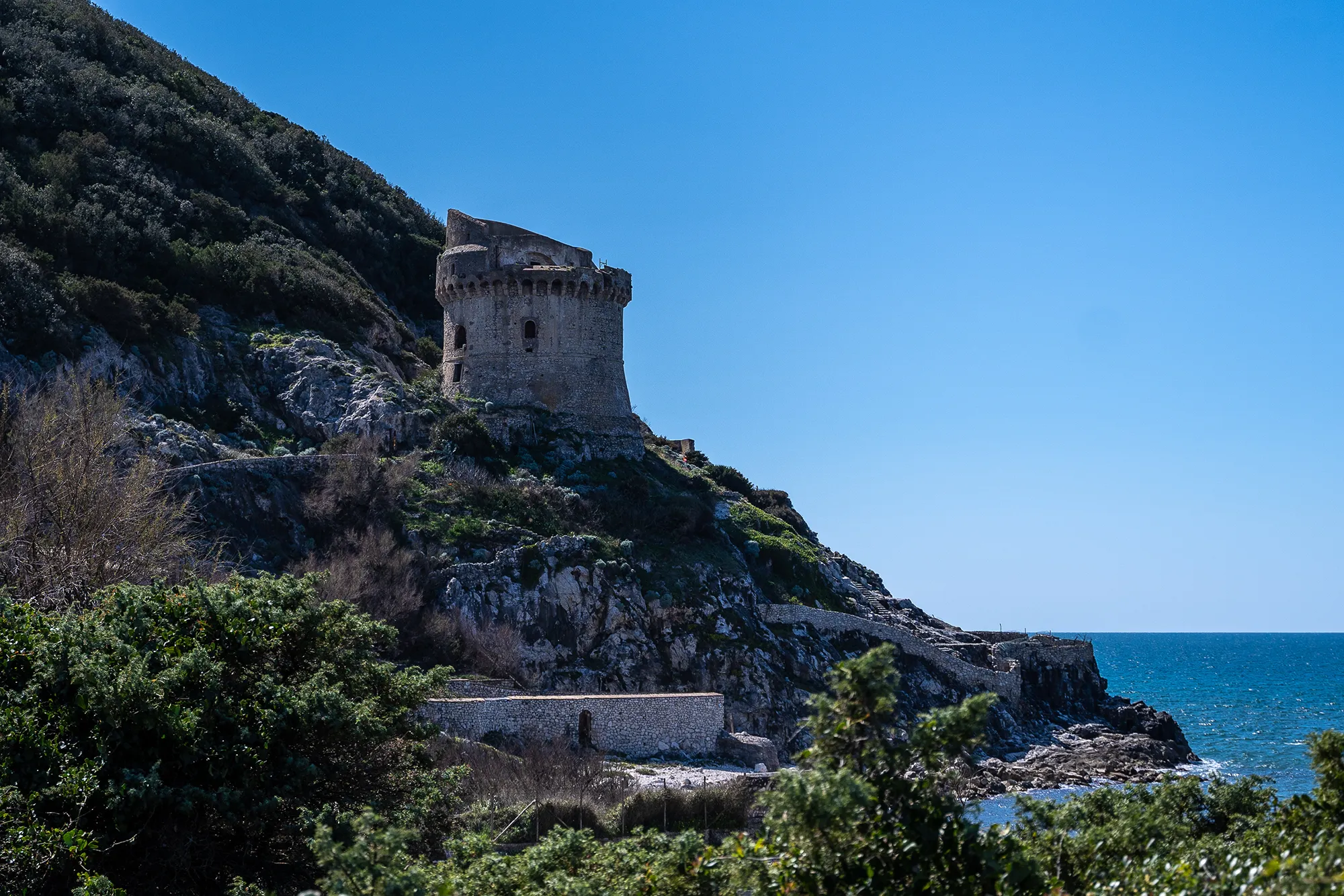 Pictured is the Circeo promontory.