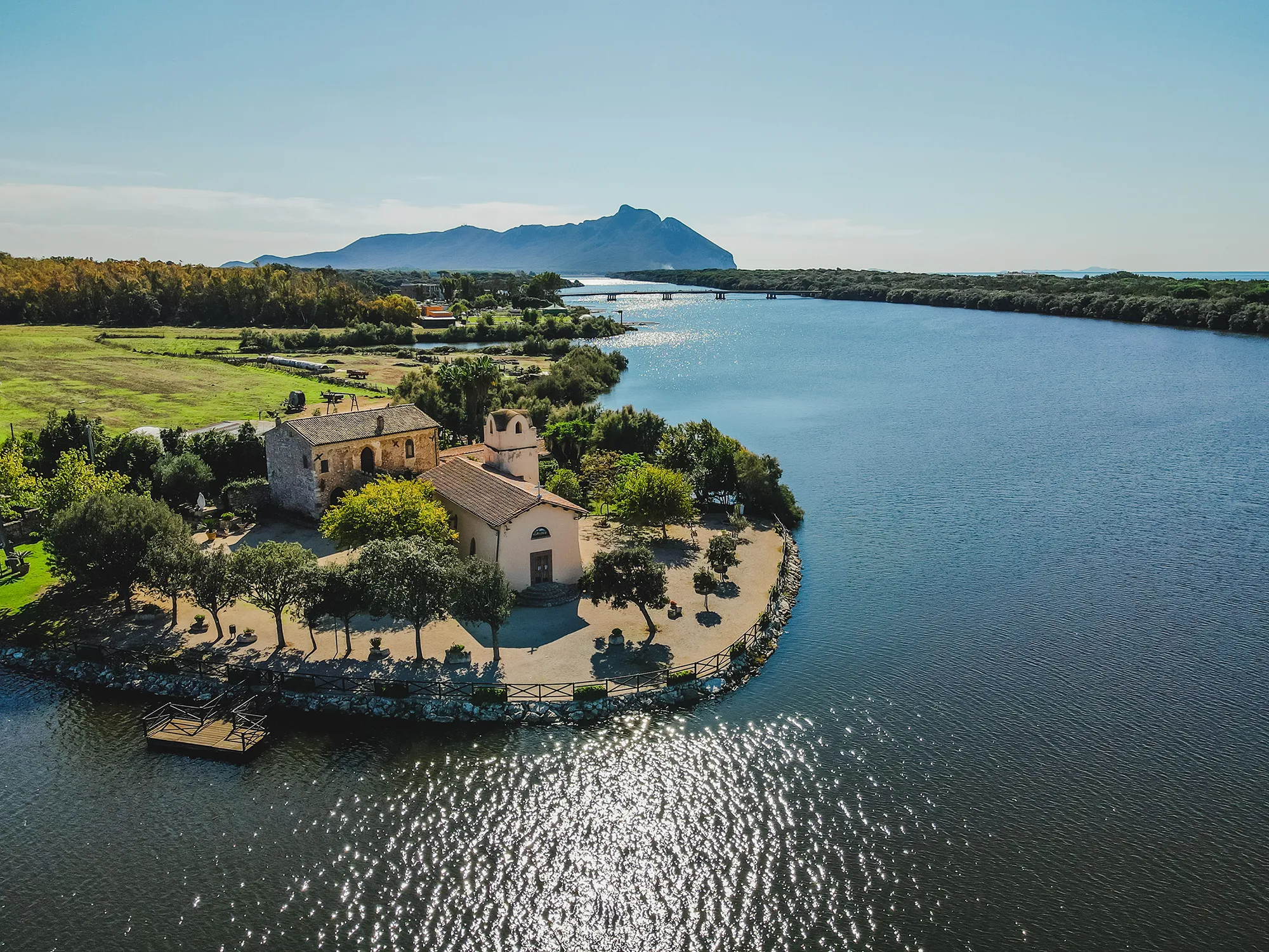 The Villa of Domitian can be seen in the image.